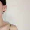 Clip de Oreja de Mariposa con Borla Larga Sin Agujeros en las Orejas Temperamento Femenino Clip de Oreja de Gama Alta Accesorios para Orejas Nicho Pendientes Dulces Frescos Estilo Francés