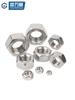 Acero Inoxidable 304 Rosca Gruesa Tuerca Hexagonal Americana Tuerca Hexagonal Rosca Fina Británica Tuerca de Tornillo #4 #6 #8 #10 -3/4