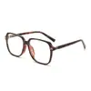 Nuevo Marco Cuadrado Miu Versión Coreana Marco de Gafas Lisas Anti Luz Azul Pose de Celebridad de Internet Marco Grande Liso Gafas Lisas Artísticas