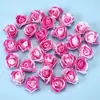Guirlanda de Flores Decorativa DIY Feita à Mão com Flores Artificiais, Flores Artificiais de 3,5cm, Flores de Espuma Pe com Padrão de Mármore