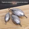 Pingente de chumbo giratório de bala 30g-200g de aço inoxidável pingente de chumbo pendente de pesca marítima de chumbo por atacado