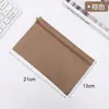 Estojo de Lápis Transfronteiriço Estudante Simples Atacado Bolsa de Documentos de Camada Única Logotipo Personalizado Nova Bolsa de Material Escolar Grande Capacidade Resistente a Manchas