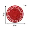Logotipo de Equipo de Baloncesto Bordado Pegatinas de Tela para Ropa, Zapatos y Sombreros Insignia Bordada Parche Pegatinas Logotipo de Equipo Insignia Logotipo Pegatinas Bordadas
