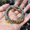 Retro estilo chinês nicho design anel duplo pulseira de sândalo feminino atacado estilo étnico artístico fada moda pulseira joias