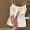Camisole estilo cartoon transfronteiriça com bojos embutidos, projetada para realçar o busto, criar uma cintura fina e proporcionar um caimento valorizador como peça externa ou interna.