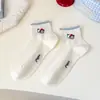 Calcetines para Cachorros para Mujer, Calcetines Cortos Finos de Verano, Lunares Dibujos Animados Lindos Estilo Coreano Ins de Moda Calcetines Invisibles