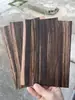 Madera Maciza Chapa de Ébano Rodajas de Madera Material para Raqueta de Tenis de Mesa Modelo de Mesa de Arena Manualidades Caja Pequeña