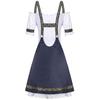 M-XL novo festival de cerveja alemão suspender saia traje de empregada cerveja menina roupa garçom festival de cerveja
