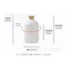 Garrafa curta e larga de 300ml com tampa de alumínio, frasco dispensador para cosméticos, frasco para iscas, frasco para shampoo e condicionador, garrafa PET com tampa de metal