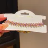 Pulsera de Empalme de Espiga de Trigo de Resina de Zircón de Lujo Ligero Estilo Francés, Joyería Versátil de Gama Alta Exquisita de Nicho para Mujer