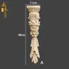 Coluna Romana Estilo Europeu Madeira Maciça Esculpida Decoração Simples Estilo Europeu Cabeça de Coluna Estilo Chinês Viga de Suporte Viga de Suporte Almofada Móveis Lareira Armário
