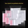 Sacos Autoadesivos de Plástico PE Sacos Descartáveis para Selar Alimentos Sacos para Armazenamento de Roupas Sacos de Embalagem à Prova de Poeira Sacos Selados com Zíper