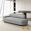 2026 Venta Caliente Estilo Crema Sofá Pequeño para Apartamento Recámara Chaise Longue Sofá Perezoso Respaldo Cuero Resistente a Arañazos de Gato Sofá de Belleza