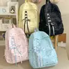 Mochila estilosa e moderna para meninas do ensino médio, com design da moda, grande capacidade e estilo versátil, perfeita para o uso diário