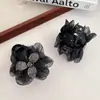 Pinza para el Cabello de Malla con Estrella de Trébol Estilo Palacio Romántico 8cm Exquisita y Elegante Pinza de Flor en Brote Pinza de Tiburón Accesorio para el Cabello