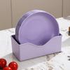 Plato Redondo Plato para Escupir Huesos Doméstico Plástico Mesa de Comedor Plato para Huesos Plato para Escupir Huesos Snacks Plato Pequeño Plato para Basura Almacenamiento Base