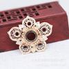 Yiwu hilo dorado conservador del color cobre chapado en oro DIY incrustado pieza de flor horquilla pasador corona de fénix accesorios hechos a mano B2841
