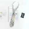 Camisa de Uniforme JK Japonesa Sal Marina Limón Falda a Cuadros Corbata sin Nudo Estilo Academia Femenina Cuadros DK Corbata Atada a Mano para Hombre de Moda