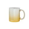 Taza de Cerámica Dorada Electrochapada Taza Recubierta Taza Dorada y Plateada para Sublimación Taza de Transferencia Térmica Venta al por Mayor Taza Lisa de Colores