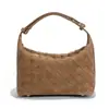 Bolso Nuevo Tejido a Mano de Otoño e Invierno, Compacto y Versátil, Bolso de Mano Vintage de Alta Gama para Mujer, Bolso de Mimbre Vintage para Mujer