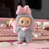 Solo Ropa Muñeco de Peluche de 17cm Ropa para Muñeco Macaron Ropa para Muñeco con Lazo Accesorios para Vestir (Muñeca No Incluida)