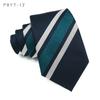 Corbata de moda para hombre, color a juego, a rayas, 8 cm, estilo coreano, ropa formal, traje de boda británico profesional, accesorios, corbata de negocios, moda