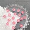 Bolsa de material para decoración de uñas de verano con diseño de loto, joyería de diamantes con estampado tridimensional, flor de loto rosa plana y dulce de resina.
