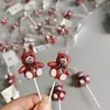 Oso Velas Decoración de Pastel para Fiesta Pastelería Popular Coreana Lindo Oso Marrón Vela para Pastel de Cumpleaños