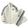 Conjunto de Tres Hojas con Estampado Mismo Estilo de Kevin con Chaqueta con Cremallera a Rayas de Bloques de Color para Deportes al Aire Libre, Chaqueta Unisex con Logo 3D