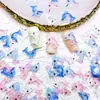 Nuevos Accesorios para Uñas con Delfines Degradados Subacuáticos Serie Oceánica Animales de Dibujos Animados Accesorios Portátiles para Uñas y Cabello Decoraciones de Resina