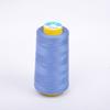 Hilo de Coser Liuqing Colorido Número 402 3000 Yardas Azul Hilo de Coser Colorido de Alta Velocidad Fábrica de Ropa Overlock 402 Rollo Grande