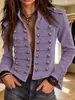 Chaqueta de Trabajo Americana Transfronteriza de Desarrollo Propio Annuo Abrigo para Mujer Holgado Casual Manga Larga Corto Estilo Retro Moda Top