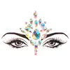 Decorações Populares Europeias e Americanas para Rosto de Baile de Máscaras, Adesivos de Diamante para Rosto Ecológicos, Adesivos de Diamante Acrílico para Rosto, Adesivos de Rosto, Adesivos de Diamante para Rosto