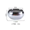 Nuevo producto cenicero acero inoxidable creativo moda grande a prueba de viento anticaída regalo para el hogar KTV restaurante cibercafé