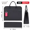 Okeqi Maleta de Negócios de Grande Capacidade Escritório Reunião Documento Bolsa Portátil Viagem Laptop Bolsa Impresso LOGO
