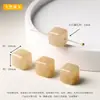 Coleção de Contas Espaçadoras Cubo de Cristal Natural, Acessórios para Joias DIY Feitos à Mão, Contas Soltas Cubo de Ágata para Pulseira, Acessórios Atacado