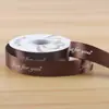 Fábrica em estoque direto 2.5 CM Inglês fita floral flor materiais de embalagem flor presentes fita de cetim atacado