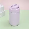 Copo Térmico Aço Inoxidável 304 Transfronteiriço Portátil ao Ar Livre Copo Térmico de Mão Mini Cor Macaron Copo de Bolso Dupla Utilização