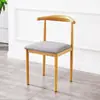 Silla de Comedor Nórdica Silla Simple de Restaurante Taburete de Ocio para el Hogar Respaldo Madera Maciza Sintética Hierro Forjado Silla de Cuerno de Vaca