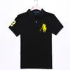 Ropa Polo para Hombre con Gran Logo de Caballo Bordado, Camiseta de Manga Corta, Polo de Manga Media para Golf para Hombre, Corte Holgado