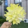Flor Artificial Dahlia Sol Riendo de un Solo Tallo Decoración de Boda para el Hogar Flor Falsa Peonía Venta al por Mayor