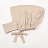 Artículo popular de comercio exterior: Bufanda para el cuello elástica versátil de seda de leche, sombrero, moda malaya, color liso, básico, pañuelo para la cabeza étnico, sombrero