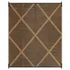 Tapete de Praia Dupla Face Plástico Jacquard Listrado Fabricante Atacado Personalizável Tapete para Trailer Pátio Externo