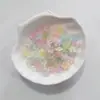 Explosivo pequeno tamanho cinco pétalas flor frisado remendo cor gradiente folha de ouro mini pequena flor beleza decorações atacado