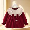 Bata de Bebé Otoño e Invierno Ropa Exterior para Mujer Falda de Princesa Babero para Comer Impermeable y Anti-Suciedad Ropa al Revés para Niños Delantales para Bebé