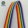 Fita Jacquard Listrada Arco-Íris DIY Estrutura de Escalada Infantil Fita Lisa Criptografada DIY Banquinho de Pônei Embalagem de Caixa de Presente