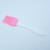 Cepillo de silicona para barrer leche y aceite, pequeño, blanco cremoso, mango de PP, fácil de limpiar, para hornear pasteles, barbacoas, cepillo para aceite