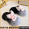 Zapatos Croc Labubu para Niños Sandalias de Princesa con Lazo Nuevas de Verano 2026 para Niñas Zapatos de Playa Suaves para Niñas