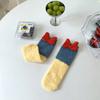 Calcetines de Terciopelo Coral para Mujer Fotos de Boda Lazo Calcetines de Otoño para Mujer Invierno Terciopelo Engrosado Calcetines para Dormir Postparto Fabricante de Zhuji