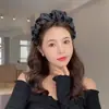 Diadema de Organza de Corona Alta Nueva 2024 Moderna Antideslizante Accesorios para el Cabello Anchos Pinza para el Cabello de Presión Elegante de Gama Alta
